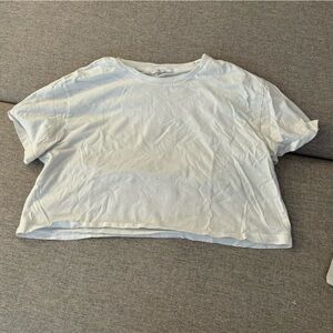 White Cropped Tshirt